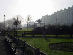 A cool sunny Sunday in Filey's Crescent gardens Wallpaper