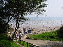 The beach from Martins Ravine Wallpaper