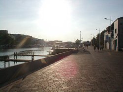 Brayford Pool facing University of Lincoln Wallpaper