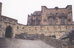 Inside Edinburgh Castle grounds Wallpaper