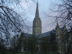 Salisbury Cathedral, Salisbury, Wiltshire Wallpaper