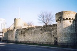 Southampton, old city walls, Hampshire Wallpaper