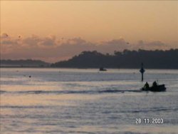 November Dawn, Poole Harbour Wallpaper