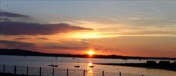 Sunset over Poole Harbour Wallpaper