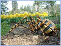 Spider Sculpture at Exbury Gardens Wallpaper