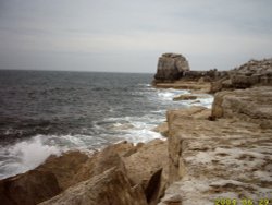 Pulpit Rock, near Portland Bill Lighthouse, Dorset Wallpaper