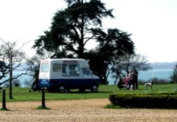 Enjoying time out at Royal Victoria Country Park, Hampshire Wallpaper