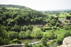 View from Ludlow Castle, Shropshire Wallpaper