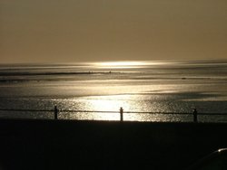 Sandylands promenade at Morecambe, Lancashire Wallpaper