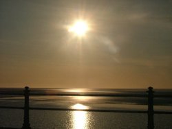 Sandylands promenade at Morecambe Wallpaper