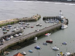 Scarborough Harbour, North Yorkshire Wallpaper