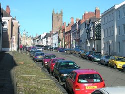 Broad Street and Butter Cross, Ludlow Wallpaper