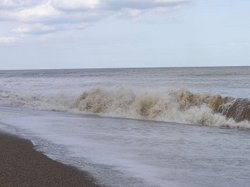 The beach at Skegness, Lincolnshire Wallpaper