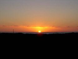 Sunset on Lochs Common, Porthcawl, Wales Wallpaper