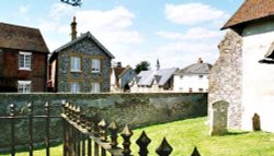 View from St James's church, Southwick, Hampshire Wallpaper