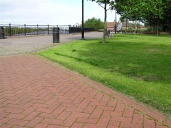 Riverside Walk, Gainsborough Wallpaper