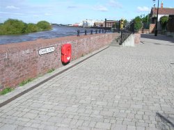 Riverside Walk, Gainsborough Wallpaper