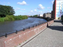 Riverside Walk, Gainsborough Wallpaper