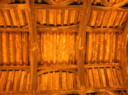 Gainsborough Old Hall. Ceiling of the Great Hall Wallpaper