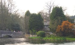 The River Wye at Ashford in the Water, Derbyshire Wallpaper