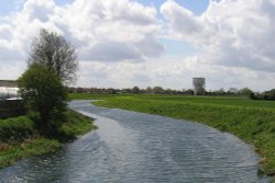 River Glen, Pinchbeck, Lincolnshire Wallpaper