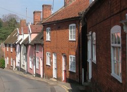 Woodbridge, Suffolk - Angel Lane Copyright (c) Linn Barringer Wallpaper