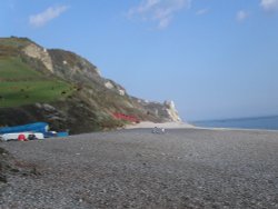 Branscombe Beach, Devon Wallpaper