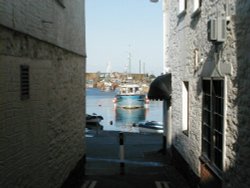 View of Mevagissey Harbour, Cornwall Wallpaper