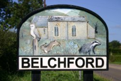Belchford village sign Wallpaper