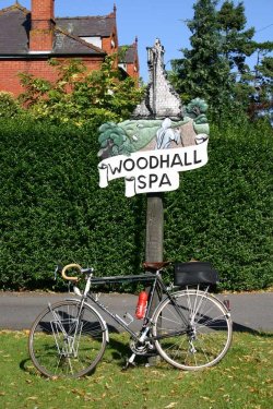 Woodhall Spa Village sign