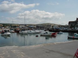 West Bay harbour, Dorset Wallpaper