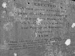 Engraving on the Monument at Wick Hill, Chippenham Wallpaper