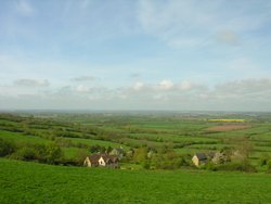 View from the Monument at Wick Hill, Wiltshire Wallpaper