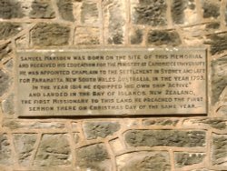 Samuel Marsden memorial plaque, Farsley, West Yorkshire Wallpaper