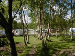 caravan club caravan, site clumber park Wallpaper