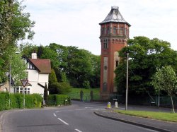 Water Tower at the top of Cox's Hill, Gainsborough Wallpaper