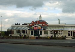 Harry Ramsden's Fish and Chip Shop. Wallpaper