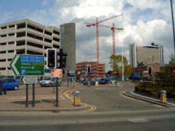 View of Leeds from Leeds Metropolitan University. Wallpaper