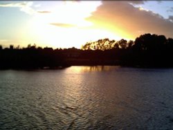 River Dee at Sunset. Chester Wallpaper