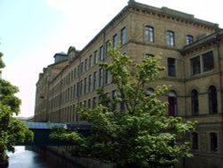 Saltaire Mills. Wallpaper