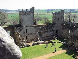 Bodiam Castle and Countryside Wallpaper