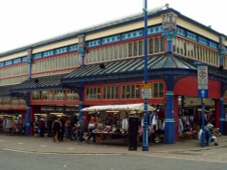 Open Market, Huddersfield. Wallpaper