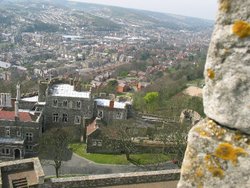 Dover town from the Castle Wallpaper