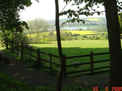 Daventry Golf Course and Reservoir from Borough Hill Wallpaper