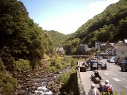 The river, Lynmouth Wallpaper