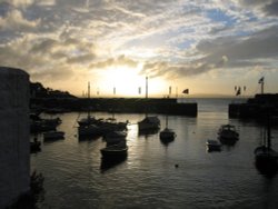 Mousehole harbour, Cornwall Wallpaper