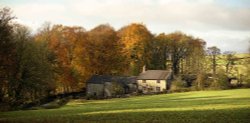 Bluebutts Farm, near Slaidburn, Hodder Valley, Lancashire Wallpaper