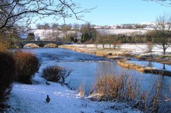 River Ribble at Sawley, Lancashire Wallpaper