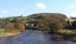 River Ribble at Sawley, Lancashire Wallpaper