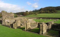 Sawley Abbey Ruins, Ribble Valley Wallpaper